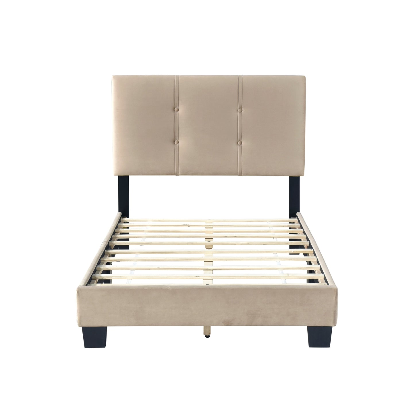 Bari Brown Twin Platform Bed