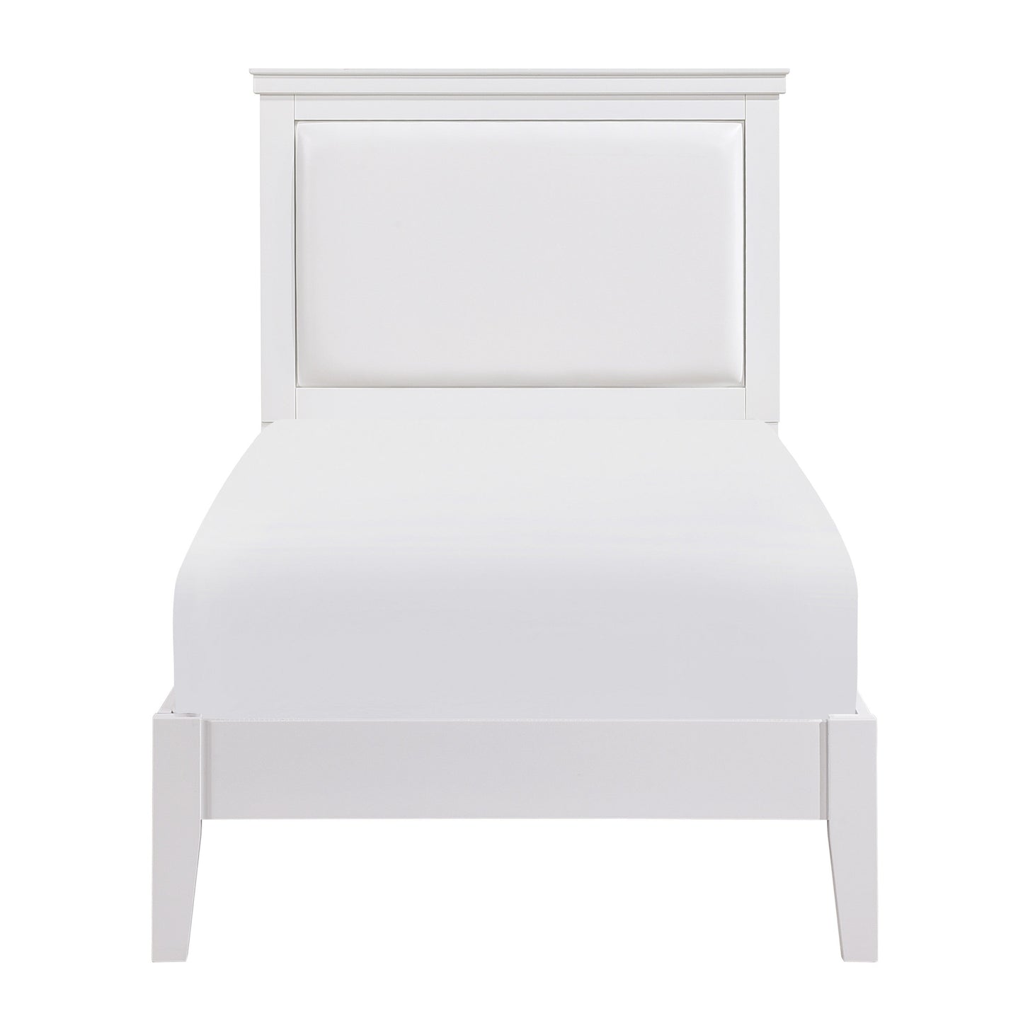 Seabright White Twin Bed