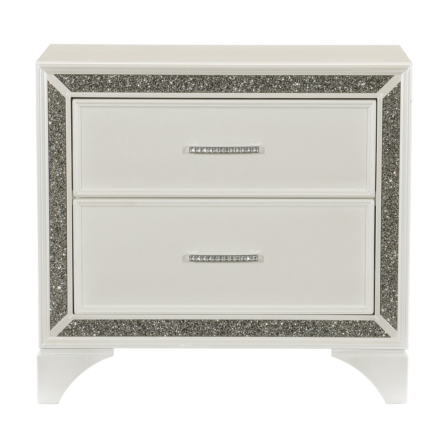 Salon White Nightstand