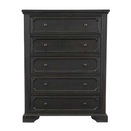 Bolingbrook Wire-Brushed Charcoal Chest