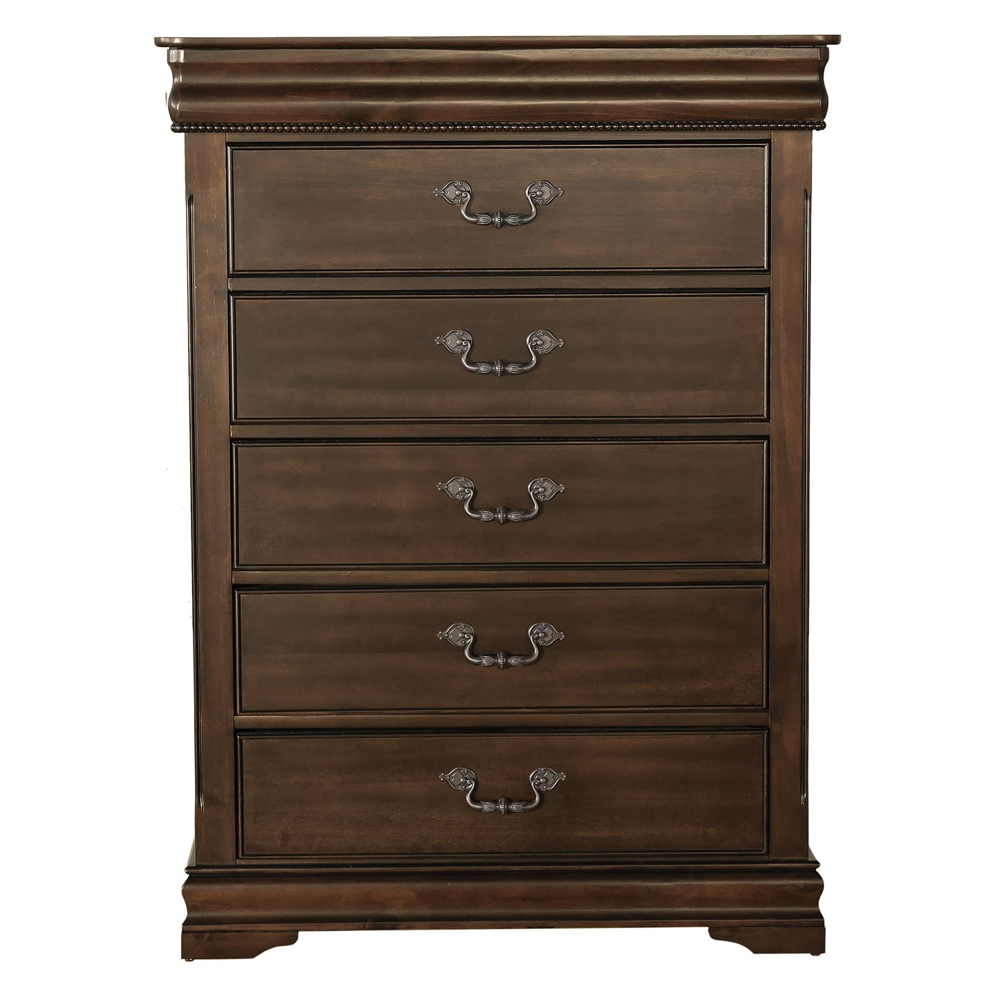Mont Belvieu Dark Cherry Chest, Hidden Drawer