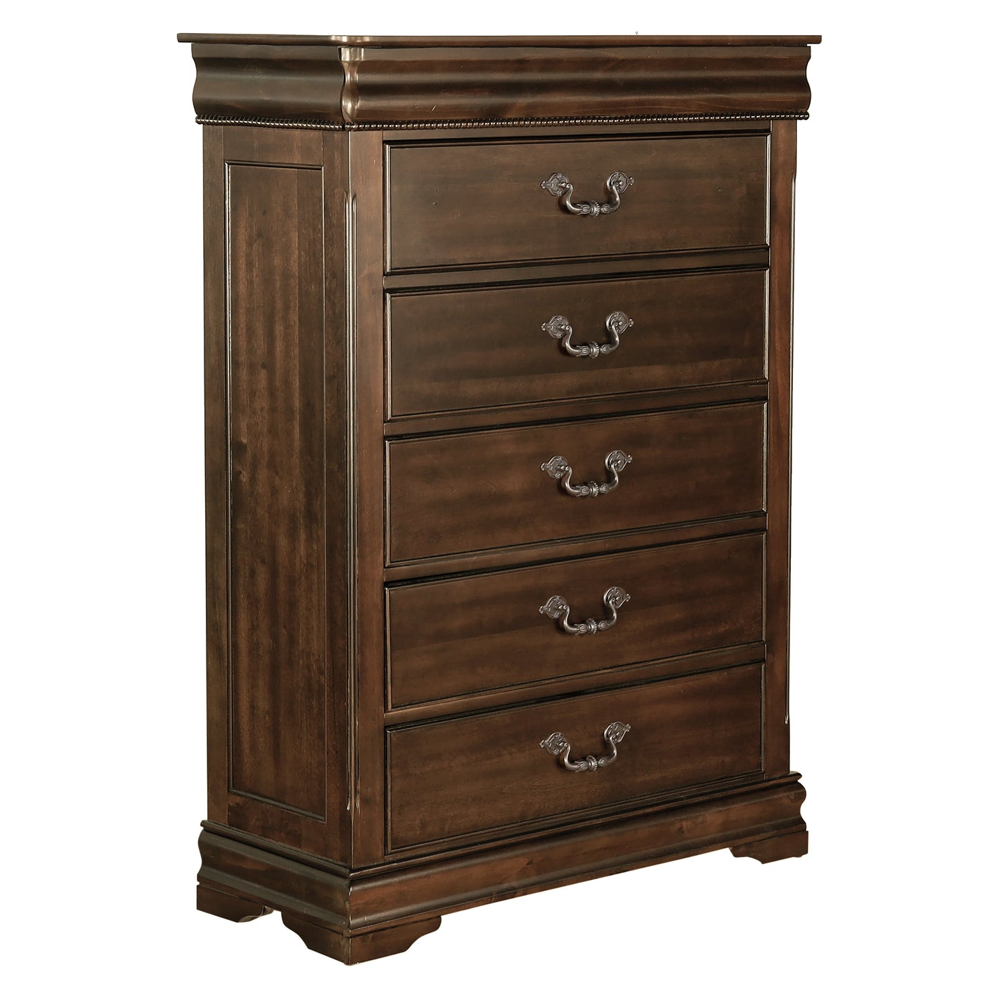 Mont Belvieu Dark Cherry Chest, Hidden Drawer