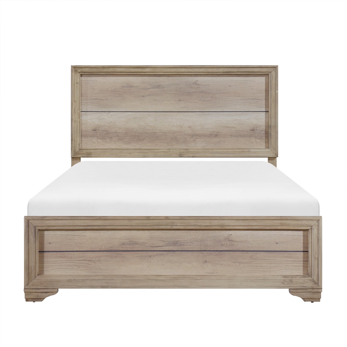 Lonan Rustic Panel Bedroom Set