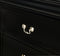 Louis Philip Black Sleigh Bedroom Set