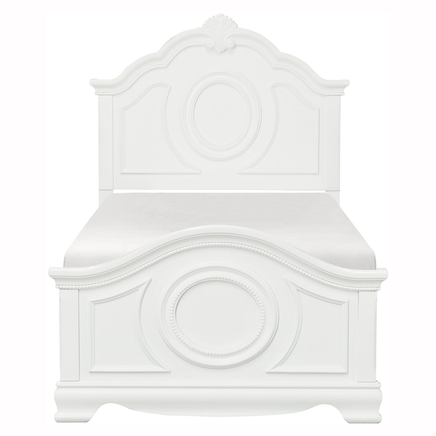 Lucida White Panel Youth Bedroom Set