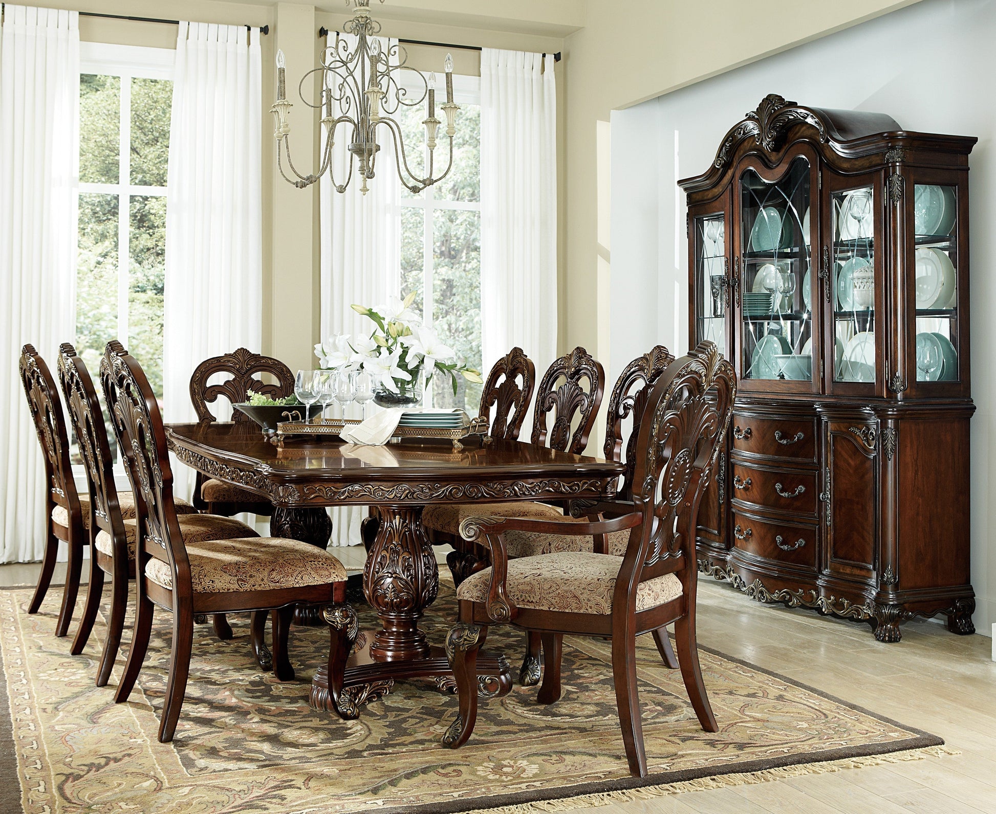 extendable dining set