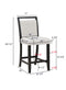 Dary Black/Brown Counter Height Dining Set