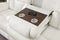 Party Time White Power Reclining Living Room Set