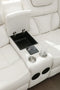Party Time White Power Reclining Living Room Set
