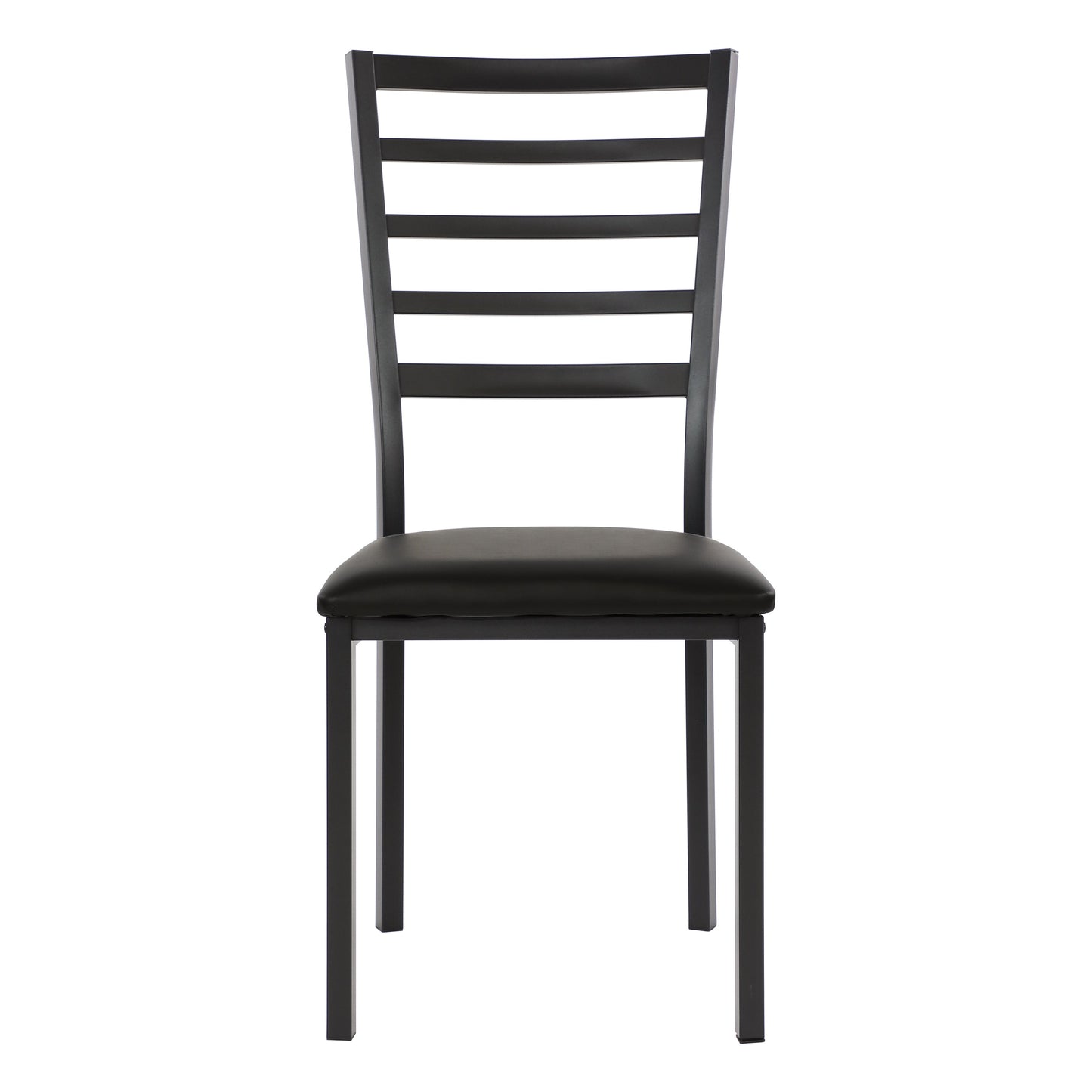Flannery Black/Brown Side Chair, Set of 4