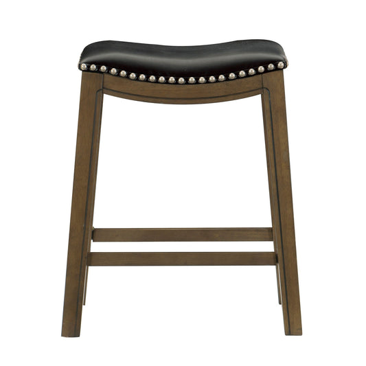 Ordway Black/Brown Counter Height Stool, Black