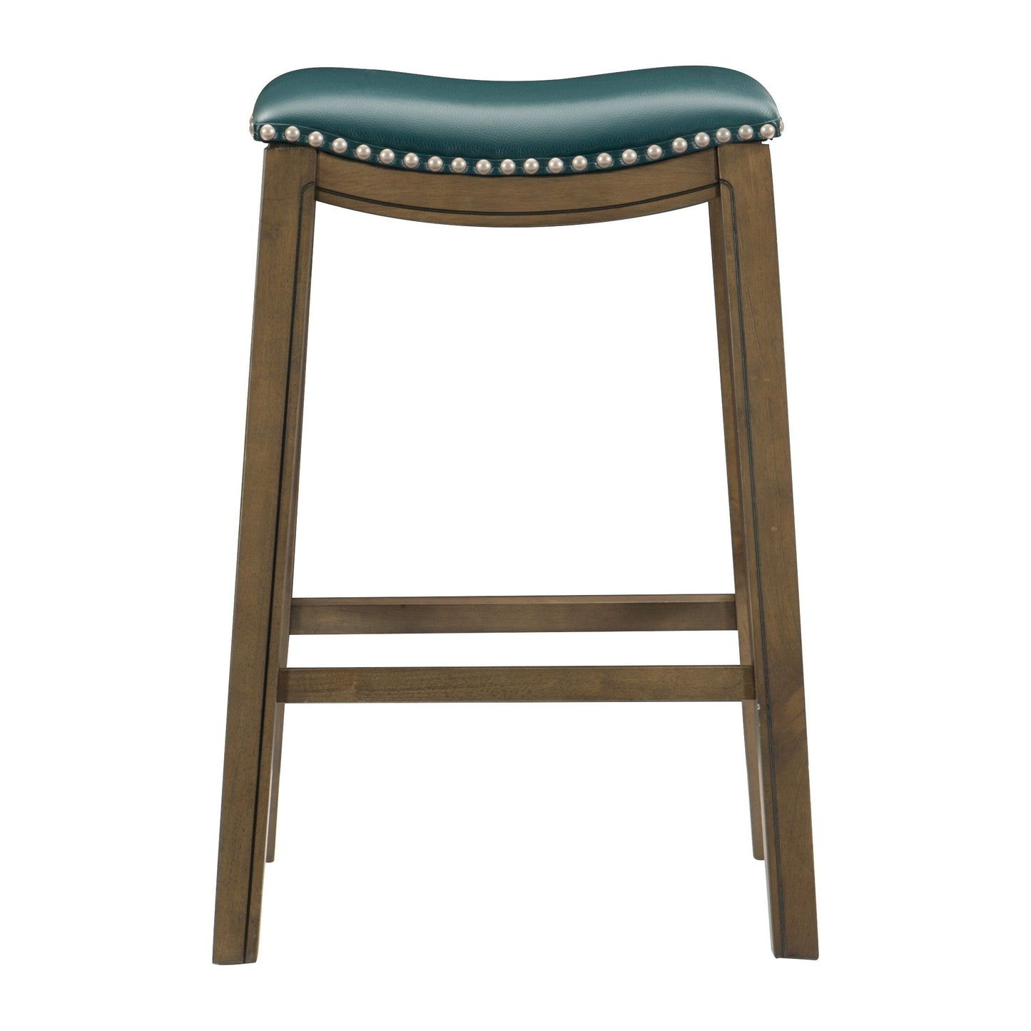 Ordway Green/Brown Pub Height Stool, Green