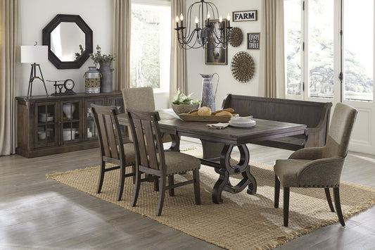 brown dining room set