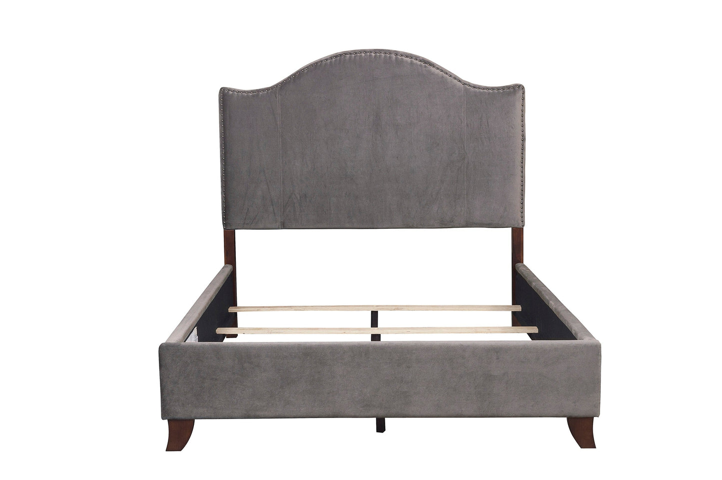 Carlow Gray Camelback Queen Bed