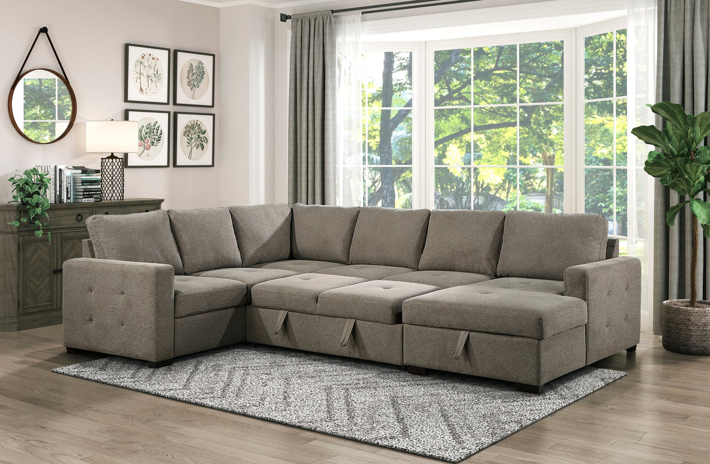 Elton Brown RAF Storage Sleeper Sectional