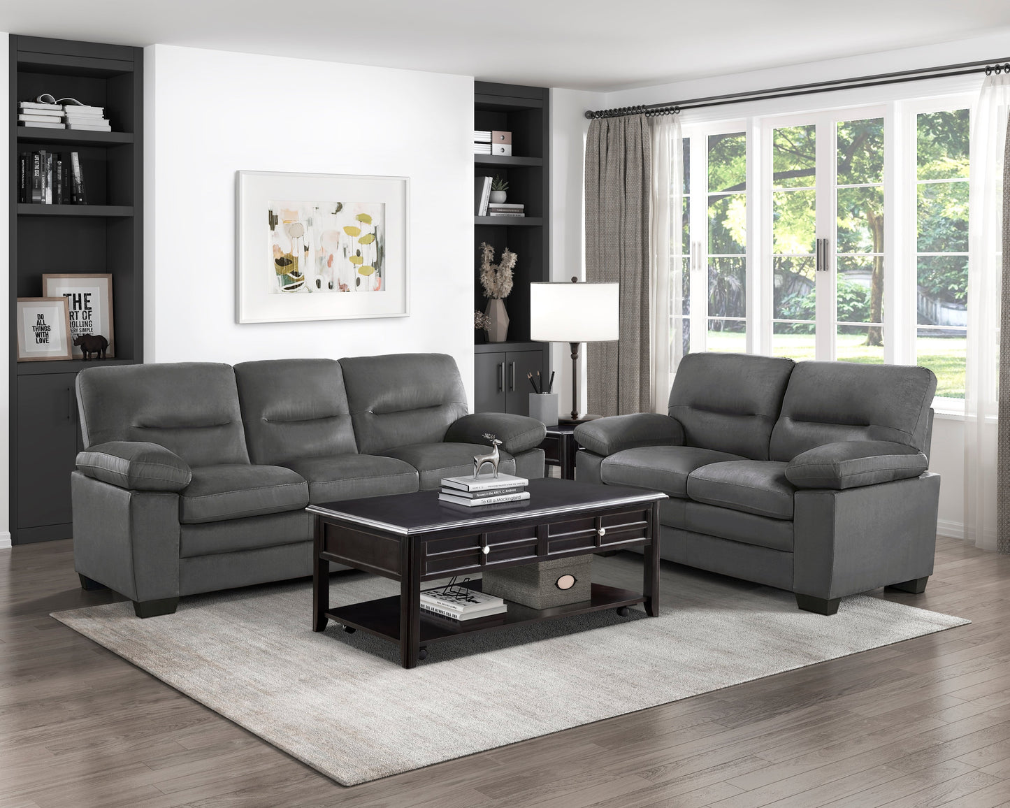 Keighly Dark Gray Sofa