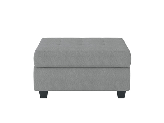 Maston Light Gray Ottoman