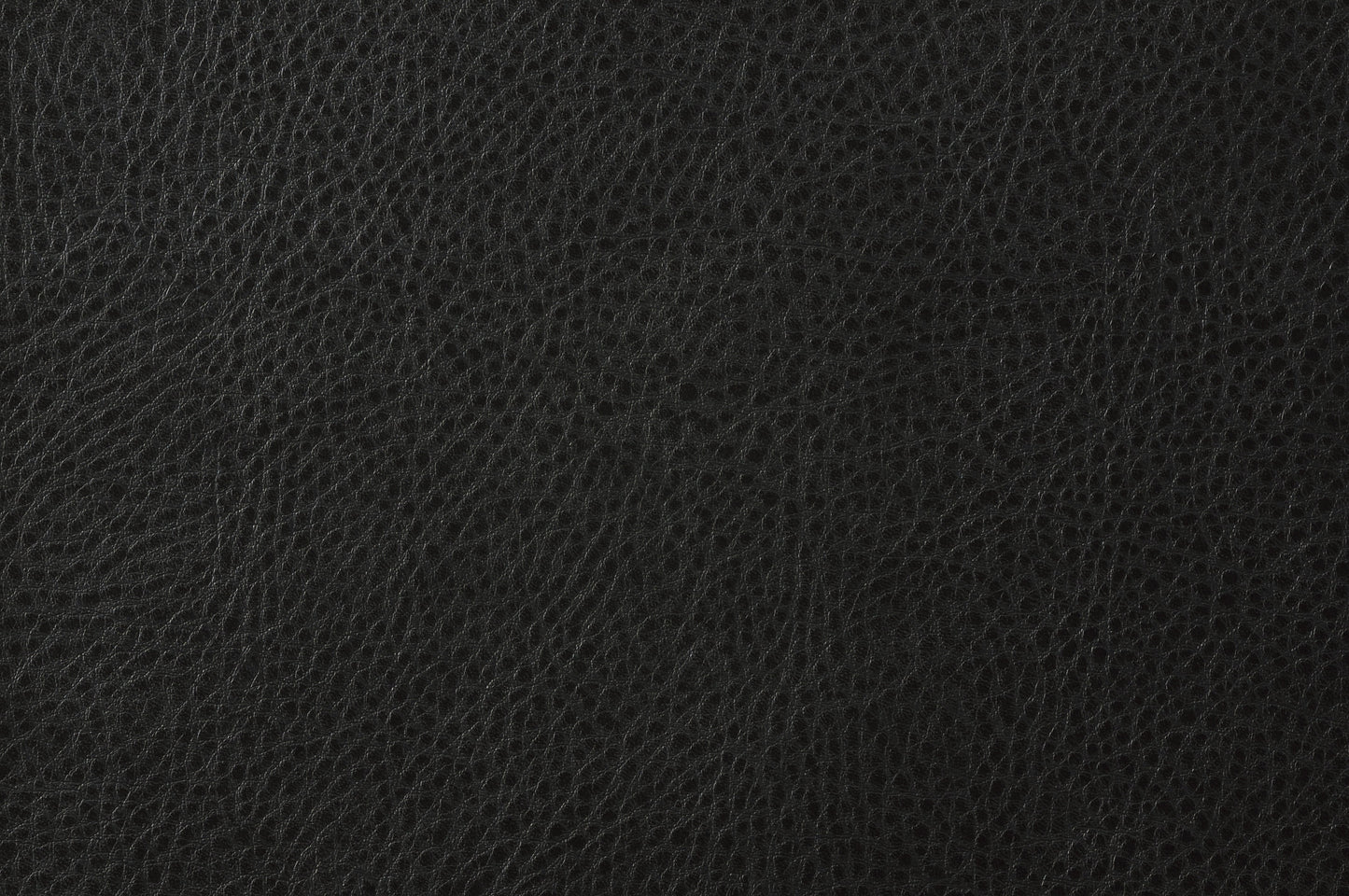 Rubin Black Faux Leather Loveseat