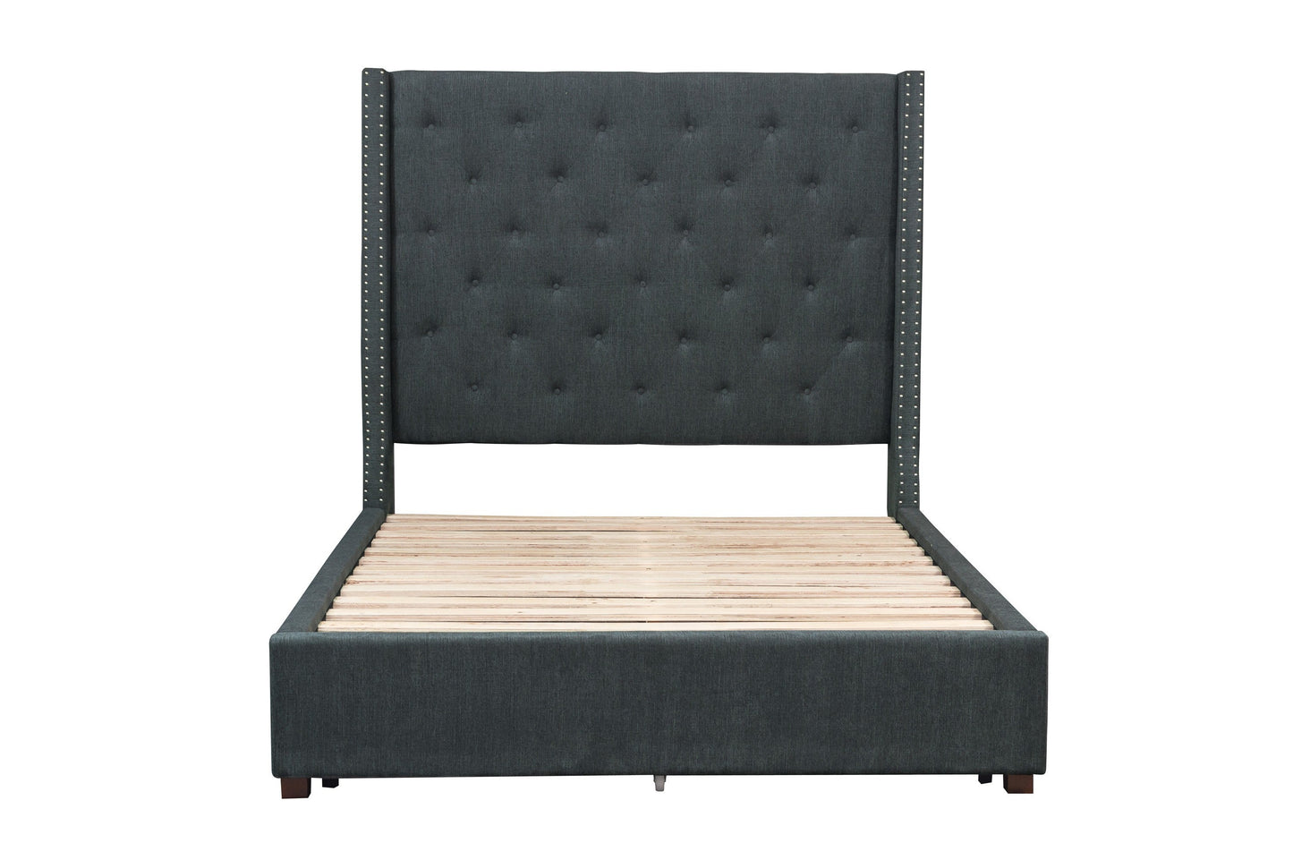 Fairborn Gray Full Upholstered Platform Bed