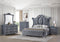 Cameo Gray Upholstered Panel Bedroom Set