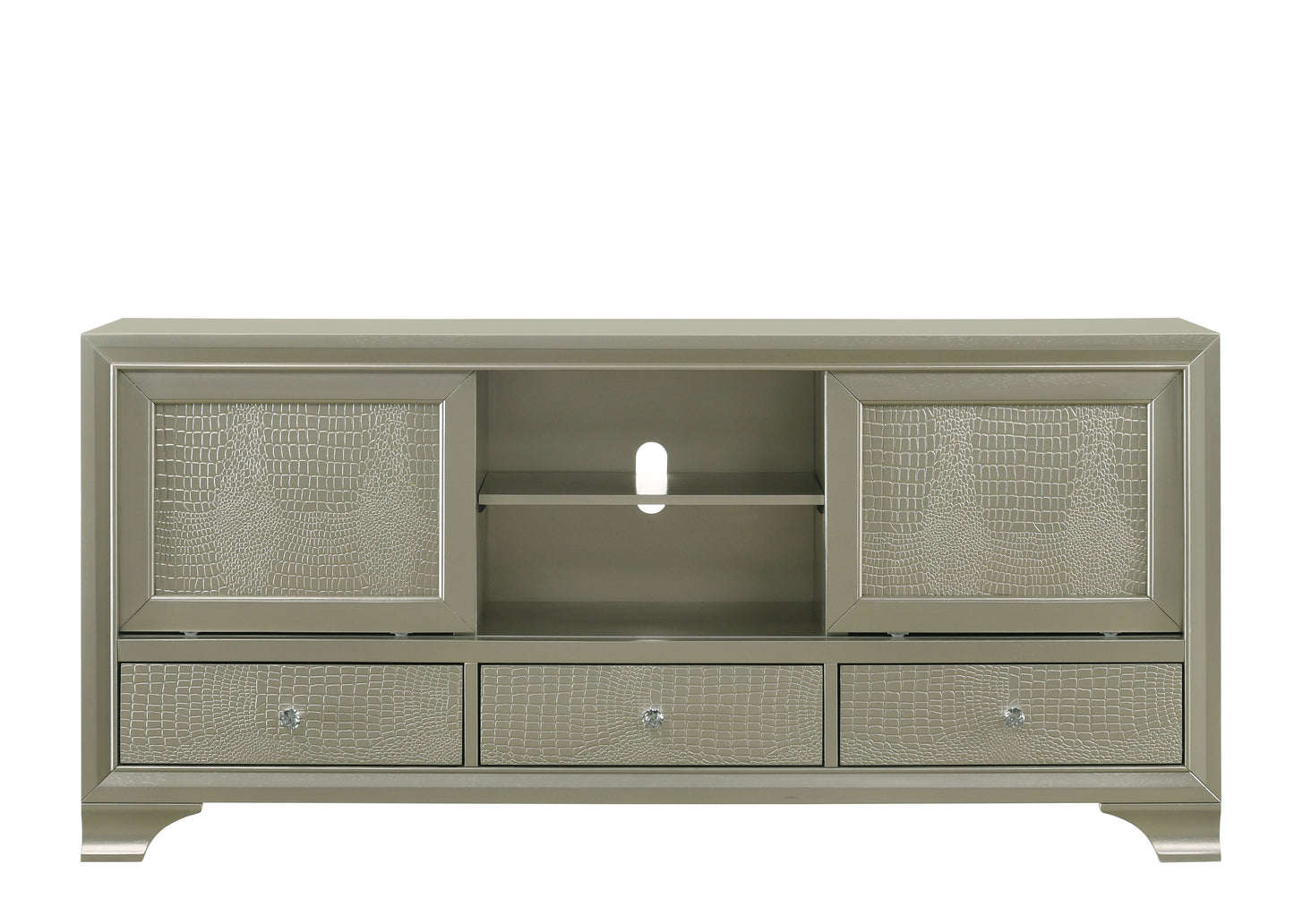 Lyssa Champagne TV Stand