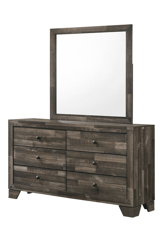 Atticus Brown Bedroom Mirror (Mirror Only)