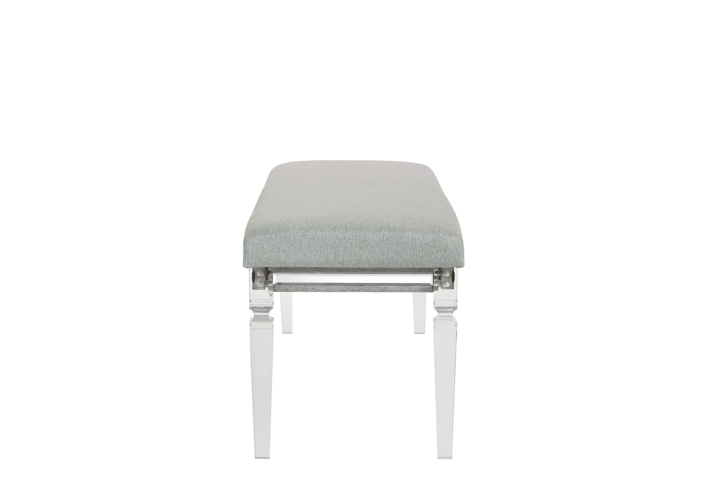 Vail Gray LED Upholstered Panel Bedroom Set