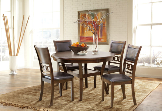 brown dining table set