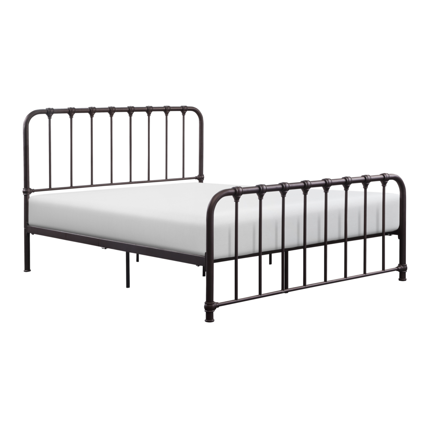 Bethany Dark Bronze Full Metal Platform Bed