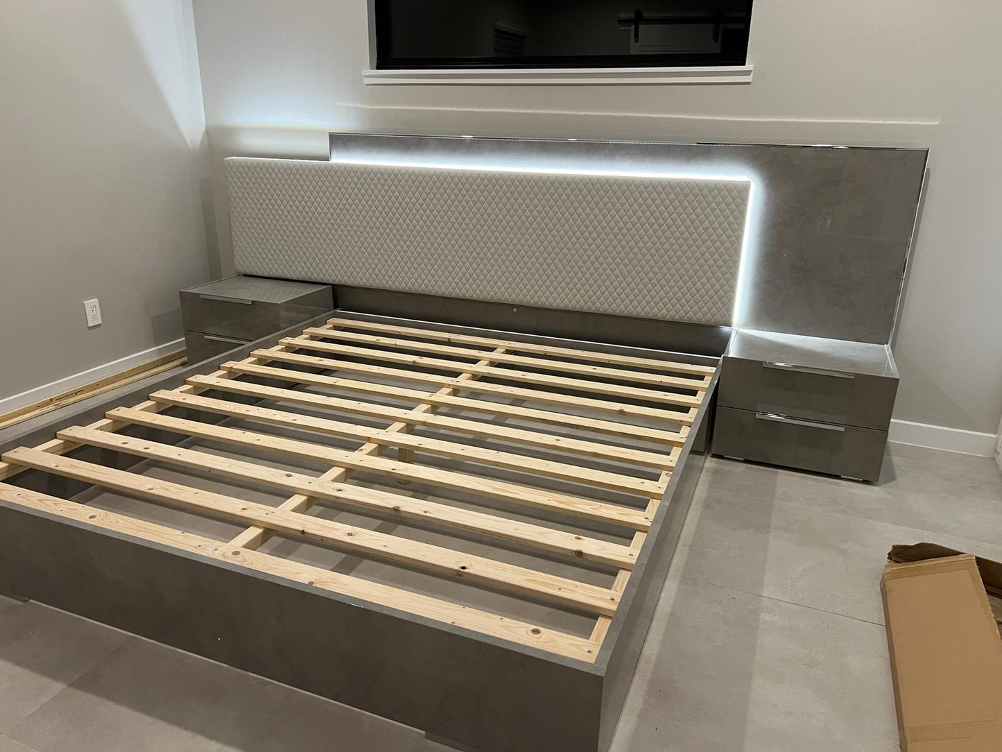 Fabiana Italian Bedroom  Collection (Grey)