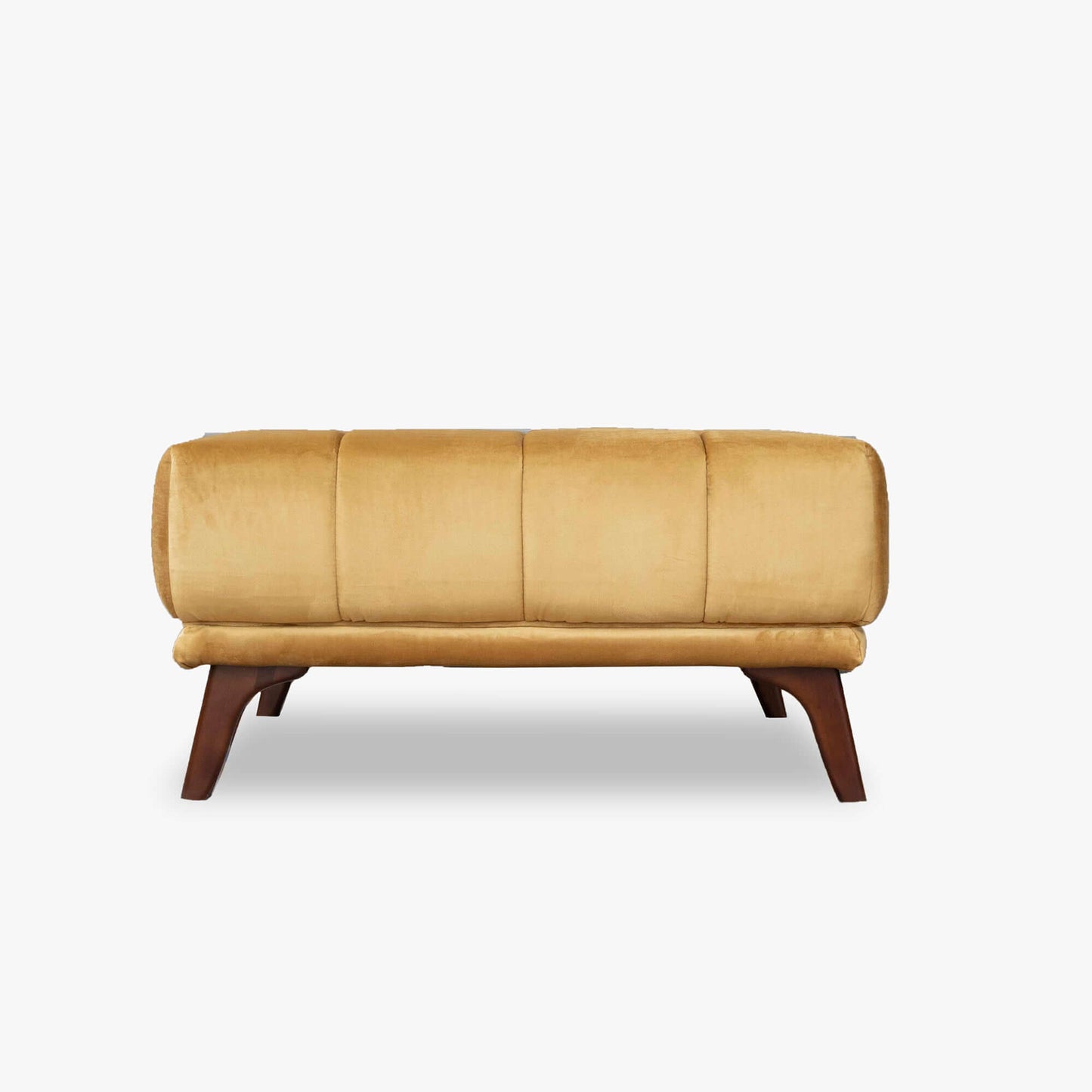 Kano Dark Gray Linen Square Upholstered Ottoman