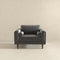 Fordham Grey Velvet Lounge Chair