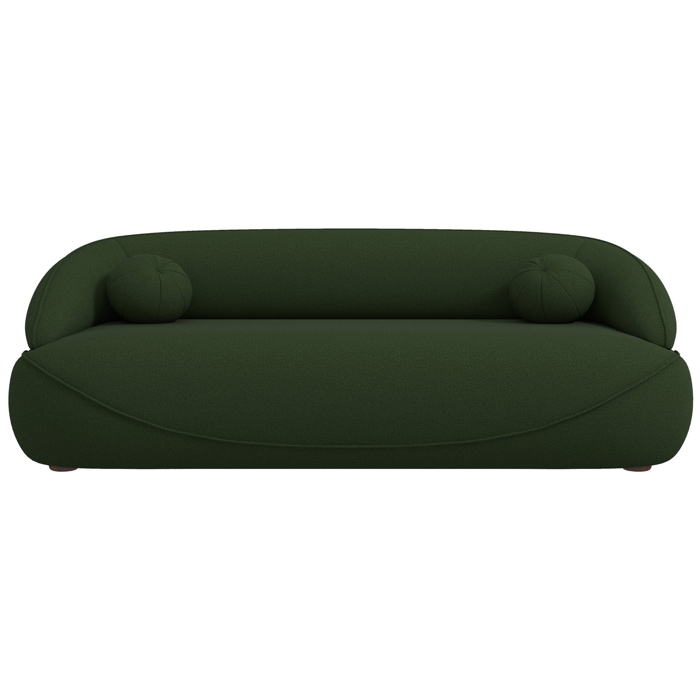 Brody Dark Green Boucle Sofa