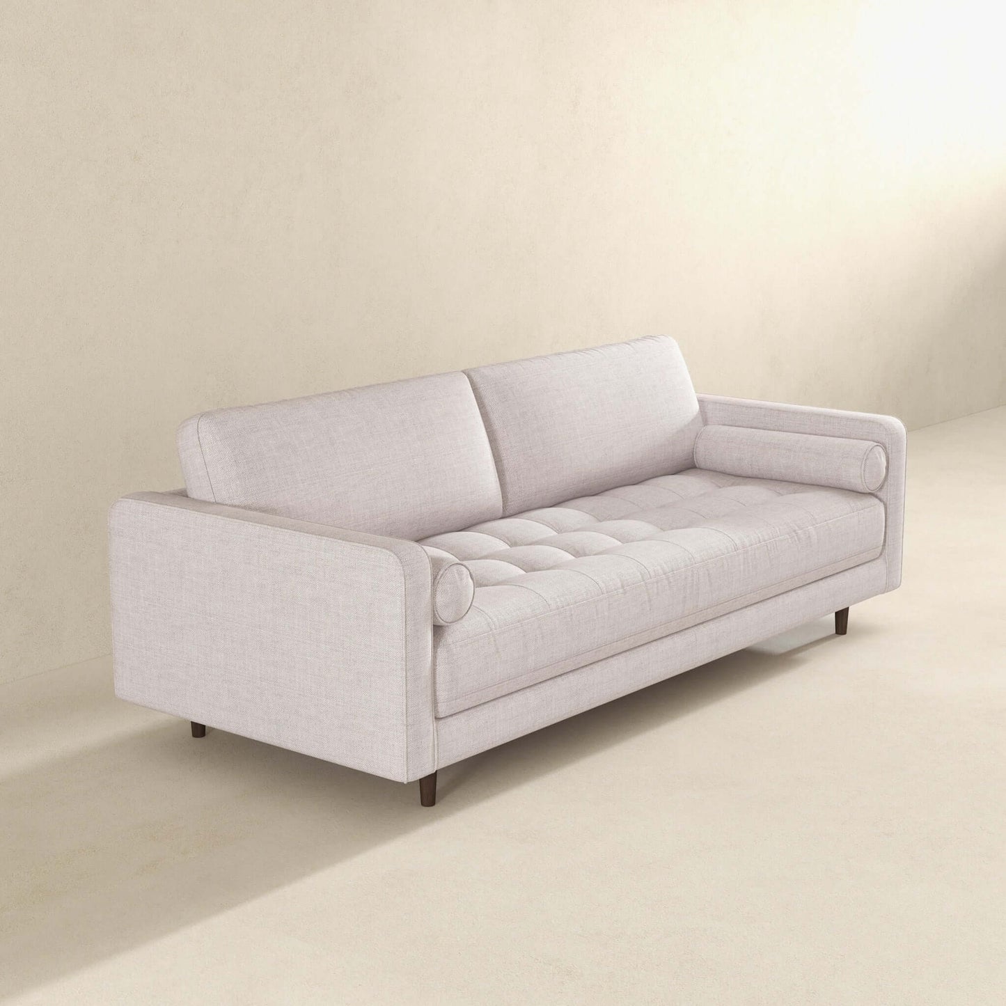 Daphne Beige Linen Sofa