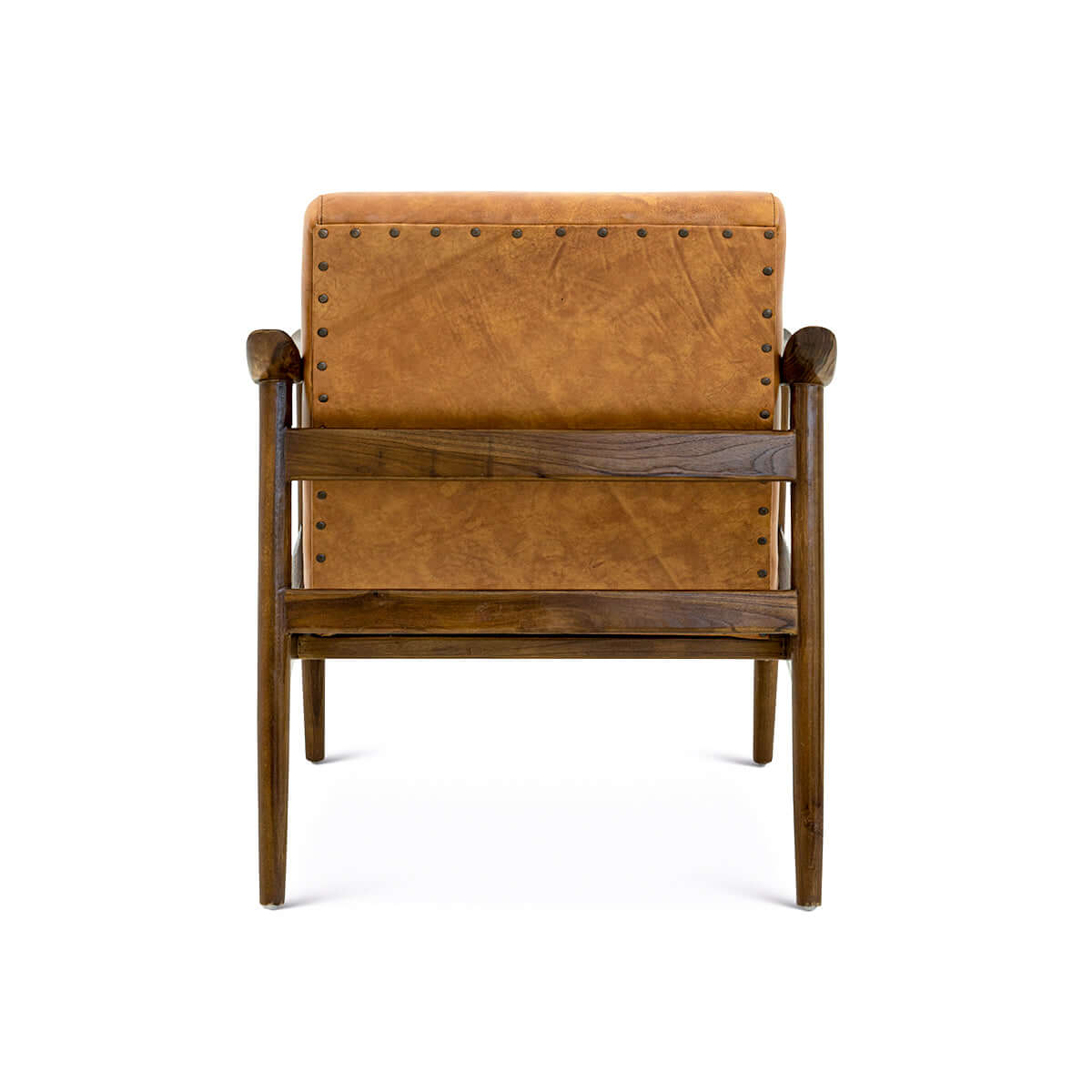 Brandon Tan Leather Lounge Chair