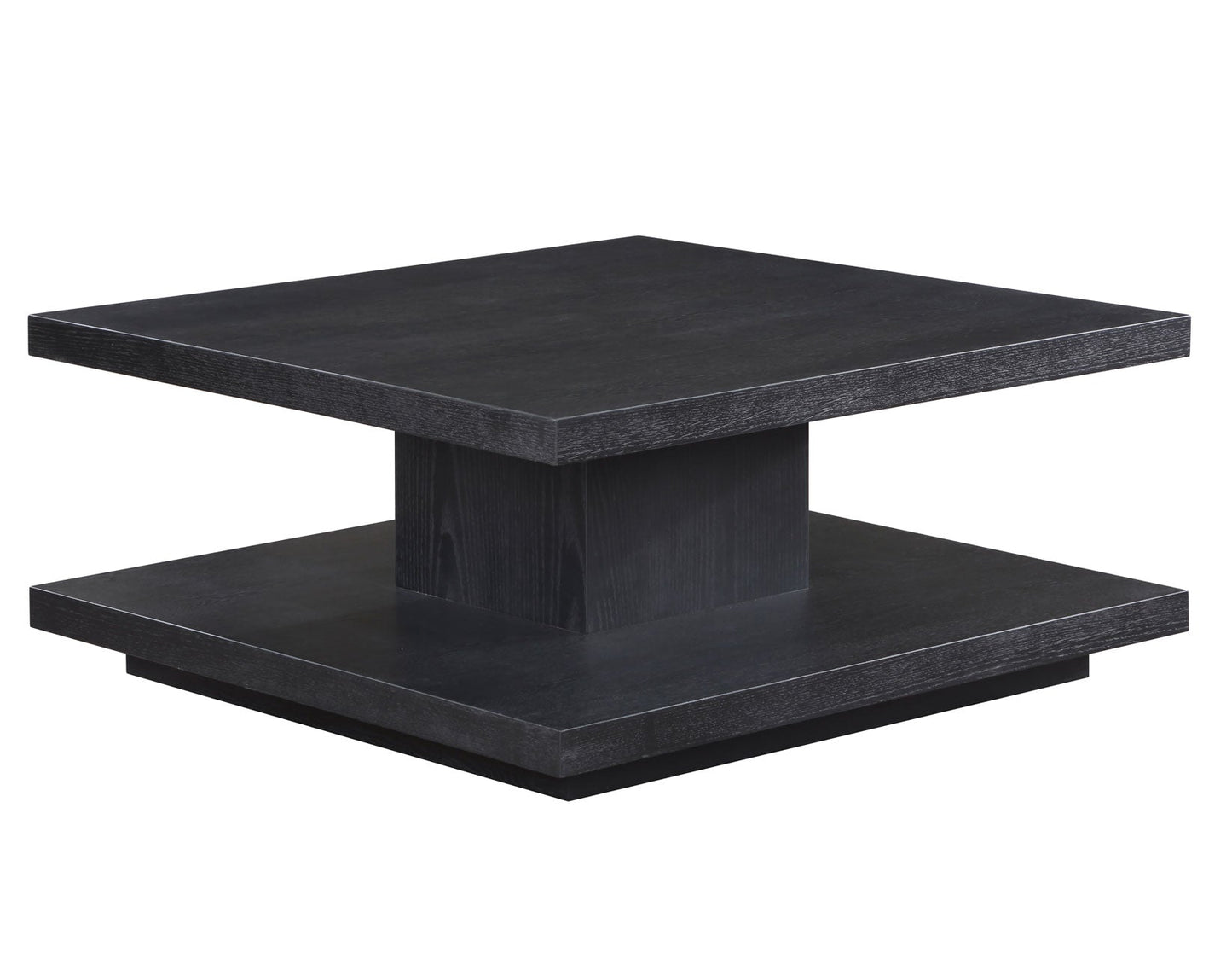 Canyon 3-Piece Table Set, Black (Cocktail Table & 2 End Tables)