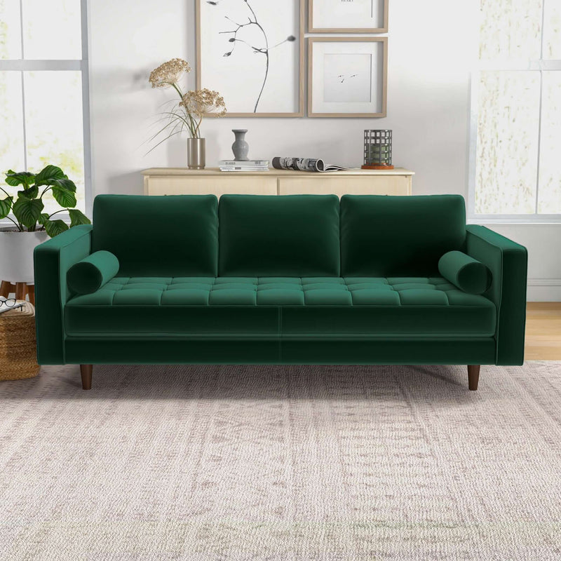 Tessa Tan Leather Sofa