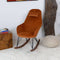 Chloe Grey Linen Rocking Chair