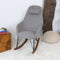 Chloe Grey Linen Rocking Chair