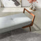 Cora Grey Fabric Bench
