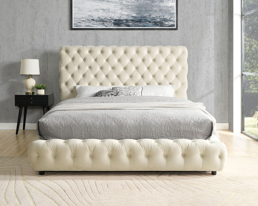 Dream Beige Queen Platform Bed
