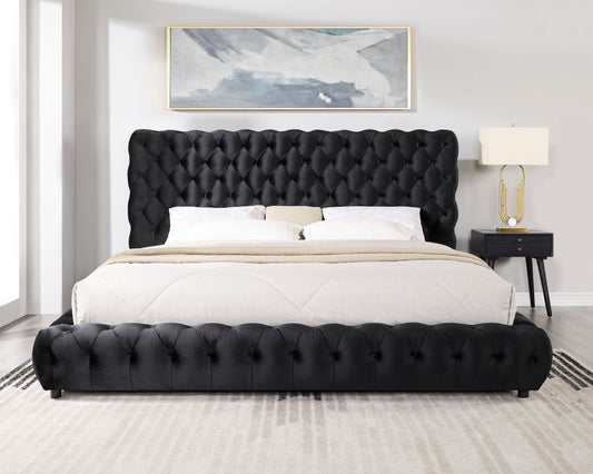 Dream Black King Platform Bed