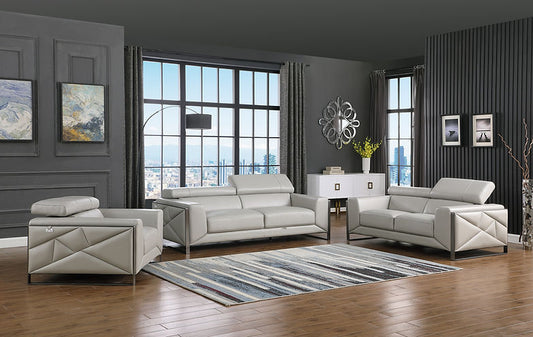 Italian Leather Sofa Set