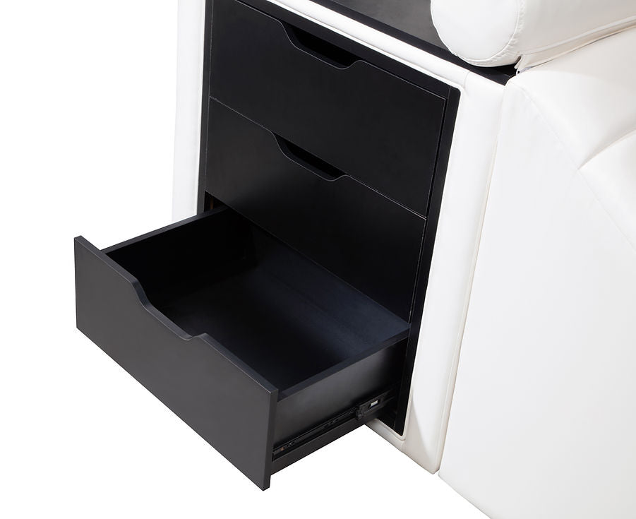 B420 APOLLO White King Bed