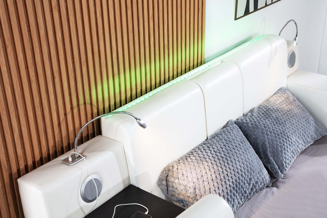 B420 APOLLO White King Bed