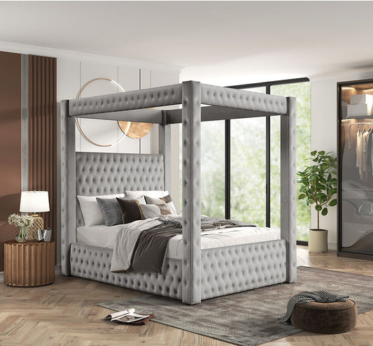 B8013 Mansion (Grey) King Bed