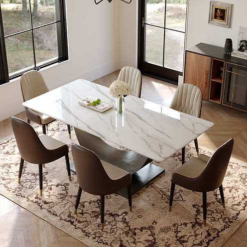 Myla Dining Room Set( Sintered Stone)