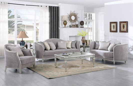 Grey Sofa And Loveseat Set