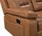 Dallas Camel Leather Reclining Living Room Set