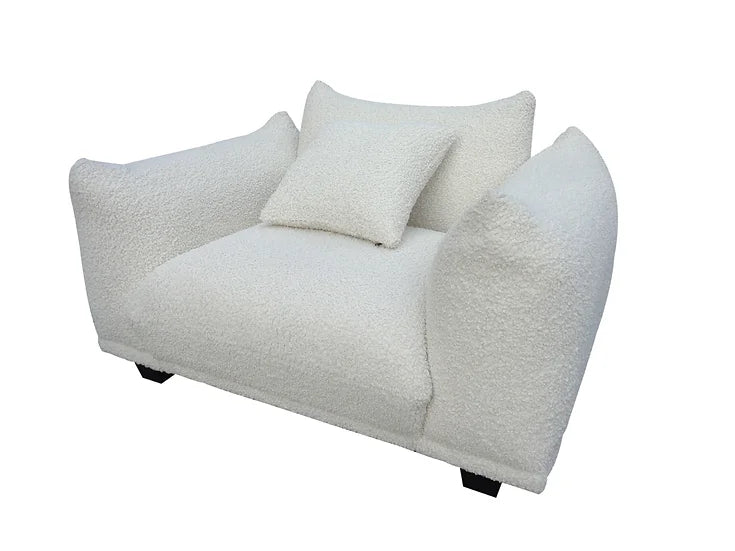 Homey Luxury White Living Room Set